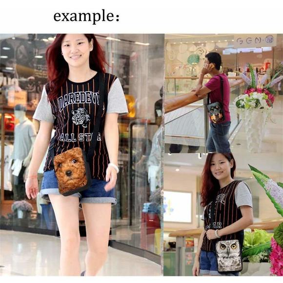 Hummingbird Crossbody Bag Sling Shoulder Purse Rose Messenger Handbag :| - Picture 6 of 6